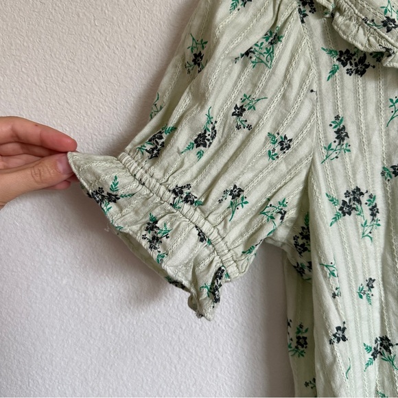 Pilcro anthropologie the keira collard floral blouse - Picture 5 of 7